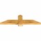 Ekena Millwork Eugene Rough Sawn Timber Gable Bracket, Western Red Cedar, 36"W x 10"H x 2"D x 4"F, 7/12 Pitch GBW036X10X0204EUG00RWR - alternate 3